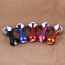 Stainless Steel Flat Base Aluminum Coffee Tamper Coffee Bean Handle Press Tool Coffee Maker Accessory Blue