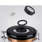 1.5L Capacity Stainless Steel Coffee Tea Canister Jar Box Sugar Storage Pot Seal Can for Home Hotel Office Use Gold