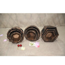 Durable Wooden Bucket Pot Flower Planter Barrel Home Patio Garden Outdoor Balcony Office Bar Cafe Decor Supplies