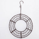 Iron Wire Wreath Frame Succulent Pot Metal Hanging Planter Plant Holder