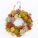 Iron Wire Wreath Frame Succulent Pot Metal Hanging Planter Plant Holder