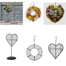 Iron Wire Wreath Frame Succulent Pot Metal Hanging Planter Plant Holder