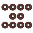 10 Pieces 100mm*16mm Zirconia Flap Disc Sanding Grinding Wheel
