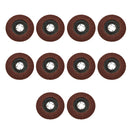10 Pieces 100mm*16mm Zirconia Flap Disc Sanding Grinding Wheel