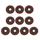 10 Pieces 100mm*16mm Zirconia Flap Disc Sanding Grinding Wheel