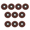 10 Pieces 100mm*16mm Zirconia Flap Disc Sanding Grinding Wheel