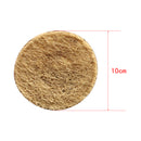 Soft Breathable Non-Toxic Plant Fiber Tea Cup Mat Coffee Cup Pads Round Loofah Teapot Coaster 10cm
