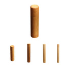 Portable Travel Natural Handmade Bamboo Tea Leaves Storage Holder Container Incense Spice Snacks Holder Canister 12x2.5cm