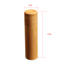 Portable Travel Natural Handmade Bamboo Tea Leaves Storage Holder Container Incense Spice Snacks Holder Canister 13x3cm