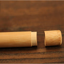 Portable Travel Natural Handmade Bamboo Tea Leaves Storage Holder Container Incense Spice Snacks Holder Canister 15.5x2.5cm