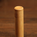 Portable Travel Natural Handmade Bamboo Tea Leaves Storage Holder Container Incense Spice Snacks Holder Canister 19x2.5cm