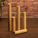 Portable Travel Natural Handmade Bamboo Tea Leaves Storage Holder Container Incense Spice Snacks Holder Canister 19x2.5cm