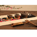 Fashionable Retro Table Runner Cotton Linen Tablecloth Cover for Home Dining Table Hotel Cafe Tea Table Mat
