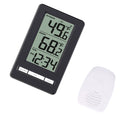 Wireless Digital Thermometer Clock with Indoor Outdoor Temperature Sensor