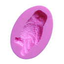 No-sticky Silicone Cake Fondant Mould Ice Kitchen Tool DIY Owl Shaped Soap Mold