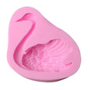 Swan Style Cake Mold Fondant Mould Cake Decorating Pastry Mold Baking Tray Pink