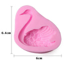 Swan Style Cake Mold Fondant Mould Cake Decorating Pastry Mold Baking Tray Pink