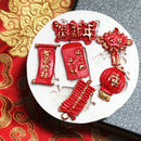 Chinese New Year "FU" Silicone Fondant Mold Cake Decorating Baking Mould