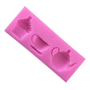 Afternoon Teapot Cup Fondant Silicone Mould Cake Chocolate Sugar Icing Mat