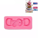 Belt Buckle Silicone Cake Mould Fondant Sugar Chocolate Decorating Tool