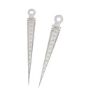 Stainless Steel 1.3mm Thickness Hole Gap Inspection Taper Gauge Welding Gage Feeler