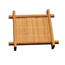 Pack of 6PCS Bamboo Tea Coffee Cup Mat Mug Bowl Coaster Furniture Spill Drip Protection Coaster 9x9cm