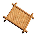 Pack of 6PCS Bamboo Tea Coffee Cup Mat Mug Bowl Coaster Furniture Spill Drip Protection Coaster 9x9cm