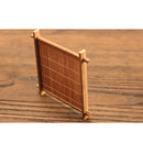 Pack of 6PCS Bamboo Tea Coffee Cup Mat Mug Bowl Coaster Furniture Spill Drip Protection Coaster 9x9cm