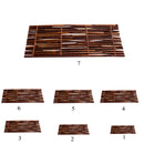 Fashionable Handmade Bamboo Serving Tray Eco-Friendly Service Tray Food Holder Organizer Coaster Table Centerpiece Decor