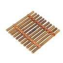 Fashionable Handmade Bamboo Serving Tray Eco-Friendly Service Tray Food Holder Organizer Coaster Table Centerpiece Decor