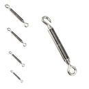 Stainless Steel Hook Eye Turnbuckle Wire Rope Tension Turnbuckle 97mm