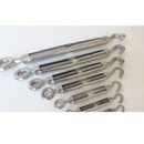 Stainless Steel Hook Eye Turnbuckle Wire Rope Tension Turnbuckle 97mm