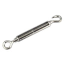 Stainless Steel Hook Eye Turnbuckle Wire Rope Tension Turnbuckle 97mm