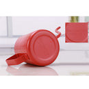 Durable Easy Use Clean Stainless Steel Pour Over Drip Kettle Narrow Spout Coffee Tea Milk Pot 350ml Red