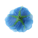 Artificial Carnation Silk Flower Heads Garden Wedding Party DIY Scrapbooking Hat Craft Projects Decor Pack of 50PCS Blue