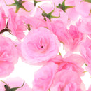 Artificial Carnation Silk Flower Heads Garden Wedding Party DIY Scrapbooking Hat Craft Projects Decor Pack of 50PCS Pink
