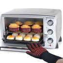 2xGlove Hot Handler oven mitt Kitchen Pan Stove Pizza Microwave BBQ