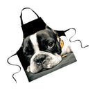 Women Men Fashionable Animal Cooking Craft Bar Adjustable Neck Strap Apron Waiter Chefs Kitchen Bib Sharpei Print Design