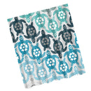 Durable Extra Long Fabric Bath Shower Curtain With 12 Hooks Home Bathroom Shower Room Decor Use Turtle Print Pattern Design
