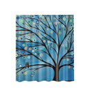 Home Bathroom Shower Room Decor Charms Colorful Fabric Bath Shower Curtain With Hooks Ring 2