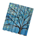 Home Bathroom Shower Room Decor Charms Colorful Fabric Bath Shower Curtain With Hooks Ring 2