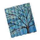 Home Bathroom Shower Room Decor Charms Colorful Fabric Bath Shower Curtain With Hooks Ring 2