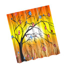 Home Bathroom Shower Room Decor Charms Colorful Fabric Bath Shower Curtain With Hooks Ring 8