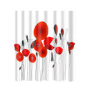 Home Bathroom Shower Room Decor Charms Colorful Fabric Bath Shower Curtain With Hooks Ring 9