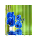 Home Bathroom Shower Room Decor Charms Colorful Fabric Bath Shower Curtain With Hooks Ring 12