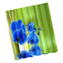 Home Bathroom Shower Room Decor Charms Colorful Fabric Bath Shower Curtain With Hooks Ring 12