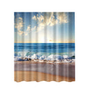 Home Bathroom Decor Fashionable Accessory Ornaments Fabric Bath Shower Curtain With 12 Hooks Ring 2