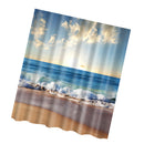 Home Bathroom Decor Fashionable Accessory Ornaments Fabric Bath Shower Curtain With 12 Hooks Ring 2