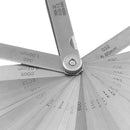 Durable 32 Blade Feeler Gauge Set Imperial Metric Measure 0.02-1.0mm
