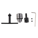 Professional 0.3-4mm Electric Drill Chuck with Key Shaft Tool Set Heavy Duty